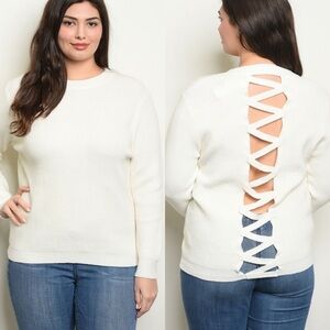 🆕Plus size, Off white sweater
